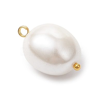 Shell Pearl Pendants PALLOY-JF04652-01-1