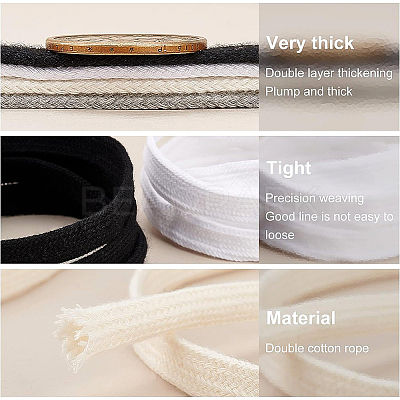 25M Double Layer Flat Cotton Cords OCOR-BC0001-74C-1