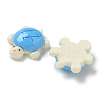 Opaque Resin Cabochons RESI-M047-01I-1