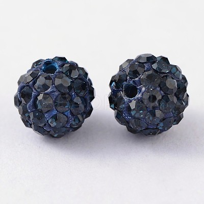 Pave Disco Ball Beads RB-Q195-8mm-207-1