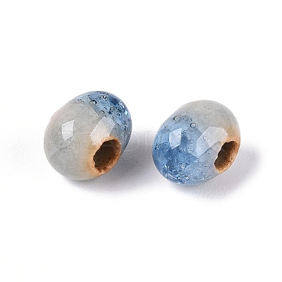 Handmade Crackle Porcelain Beads PORC-Q008-06A-09-1