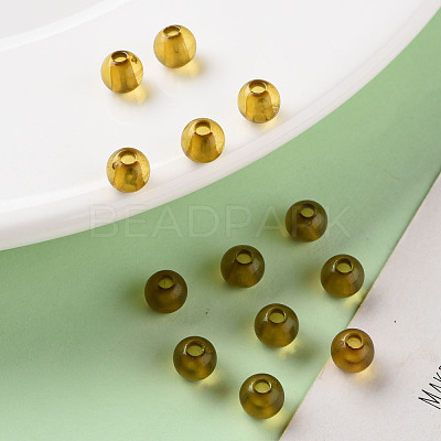 Transparent Acrylic Beads MACR-S370-A6mm-737-1
