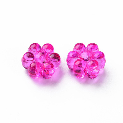 Transparent Acrylic Beads X-MACR-N013-016-1