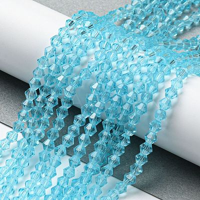Transparent Glass Beads Strands EGLA-A039-T2mm-D20-1