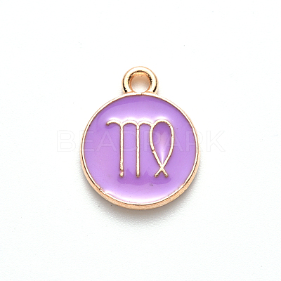Alloy Enamel Pendants ENAM-S124-01B-01B-1