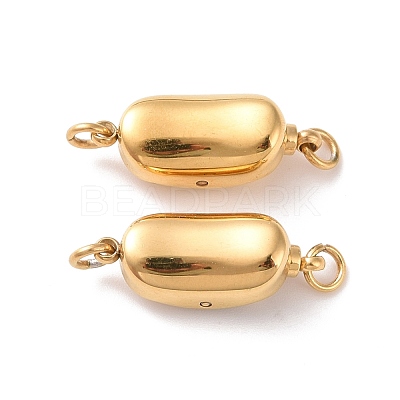 304 Stainless Steel Box Clasps STAS-G071-49G-1