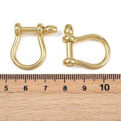 Brass D-Ring Anchor Shackle Clasps KK-A257-08G-1