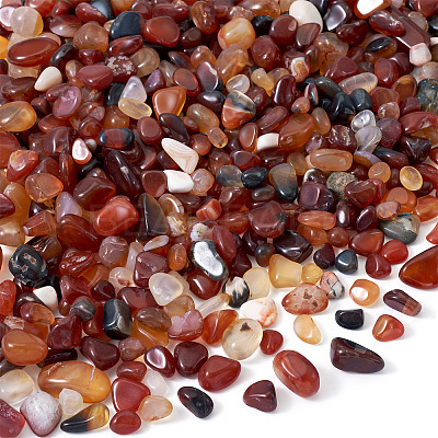 250G Dyed & Heated Natural Agate Beads G-TA0002-73D-1