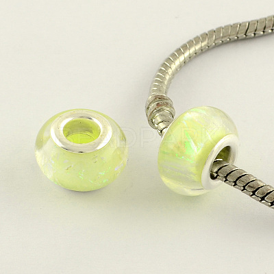 Drawbench Resin European Large Hole Beads DACR-S011-05-1