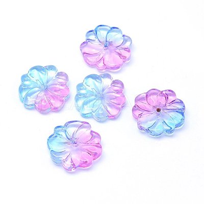 Transparent Glass Beads GLAA-H016-06F-7-1