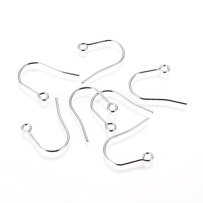 Tarnish Resistant 316 Surgical Stainless Steel Earring Hooks STAS-F216-03P-B-1