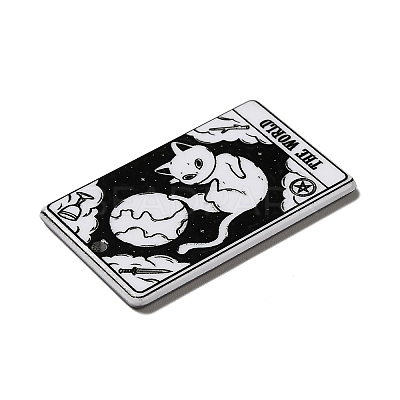 Tarot Theme Printed Acrylic Pendants MACR-G061-04R-1