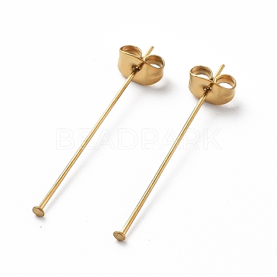 Ion Plating(IP) 304 Stainless Steel Flat Head Pins STAS-I315-D04-G-1