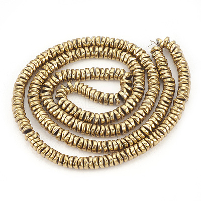 Electroplate Non-magnetic Synthetic Hematite Beads Strands G-T061-179J-1