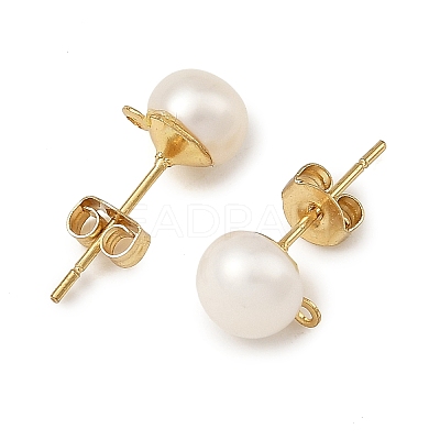 304 Stainless Steel Stud Earring Findings EJEW-JE07462-1