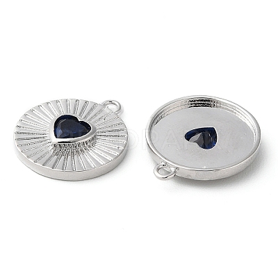 Real Platinum Plated Brass Pendants KK-F862-02P-03-1
