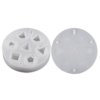 DIY Polyhedral Game Dice Silicone Molds PW-WG25879-01-1