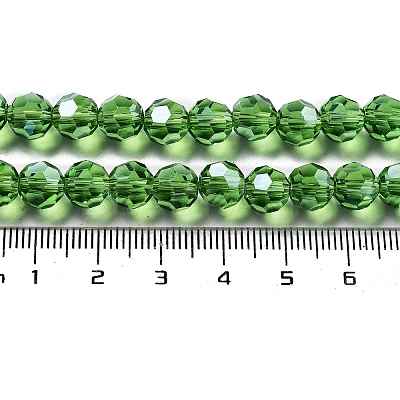 Electroplate Transparent Glass Beads Strands LS-EGLA-A035-T8mm-A11-1