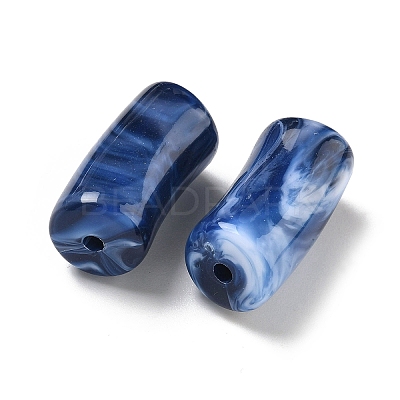 Acrylic Imitation Gemstone Beads MACR-K359-66B-1