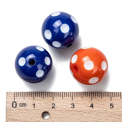 Chunky Bubblegum Acrylic Beads SACR-S146-20mm-M-1