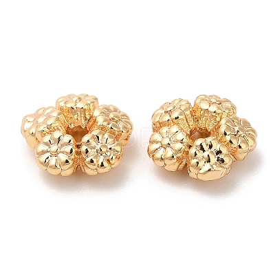 Brass Spacer Beads KK-K333-72G-1