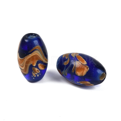 Opaque Handmade Lampwork Beads BLOW-D006-05B-1