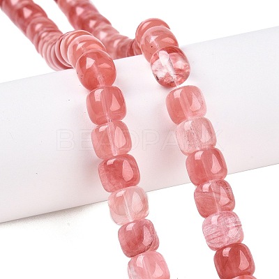 Cherry Quartz Glass Beads Strands G-T138-136-1