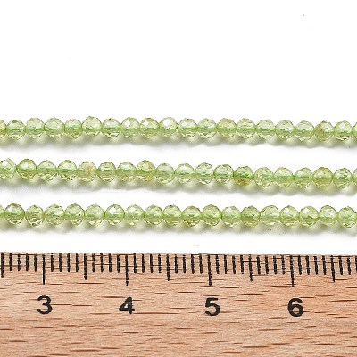 Natural Peridot Beads Strands X-G-B107-A06-01A-1