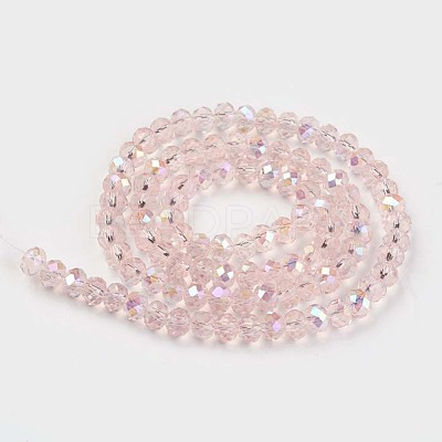 Electroplate Glass Beads Strands EGLA-A034-T6mm-L-1