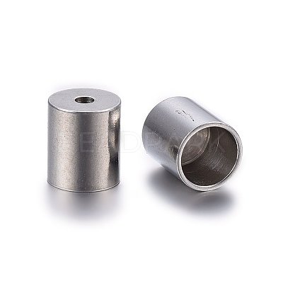 Non-Tarnish 304 Stainless Steel Cord Ends X-STAS-H467-09P-5mm-1