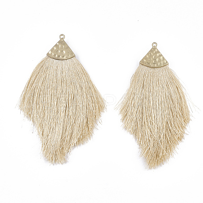Polyester Tassel Big Pendant Decorations FIND-T042-07-1