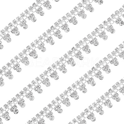 1Yard Alloy Rhinestone Chains AJEW-WH0561-54-1