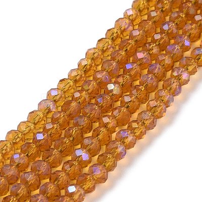 Electroplate Glass Beads Strands EGLA-A034-T1mm-L01-1