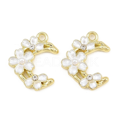 Alloy with Enamel Pendants RB-CBA1FD3-11G-01-1