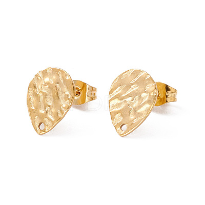 304 Stainless Steel Stud Earring Findings STAS-G270-02G-10-1
