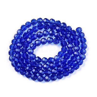 Transparent Glass Beads LS-EGLA-A035-T6mm-D21-1