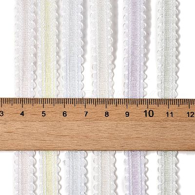 Polyester and Nylon Picot Edged Ribbon Sets DIY-Z029-01M-1