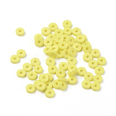Handmade Polymer Clay Beads CLAY-R067-4.0mm-22-1