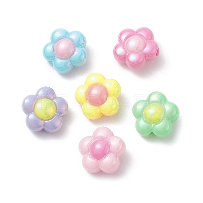 UV Plating Acrylic Beads PACR-R249-07-1