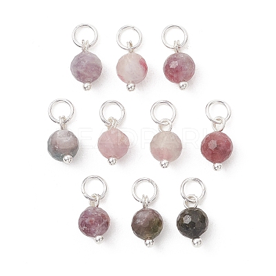Natural Plum Blossom Tourmaline Pendants PALLOY-JF05440-03-1
