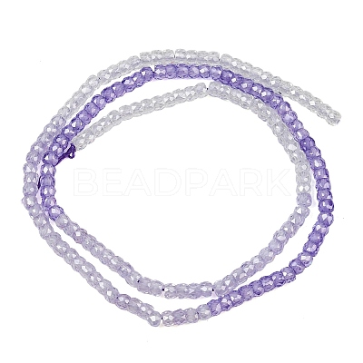 Cubic Zirconia Beads Strands ZIRC-P125-2x3mm-20-1