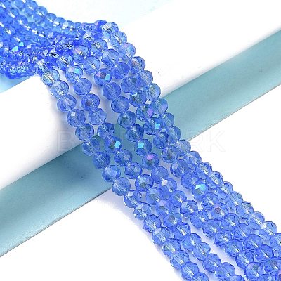Electroplate Glass Beads Strands EGLA-A034-T2mm-L04-1
