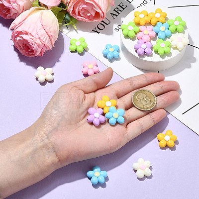 Opaque Acrylic Beads OACR-CJC0009-06-1