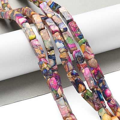 Natural Imperial Jasper Beads Strands G-P391-A07-1