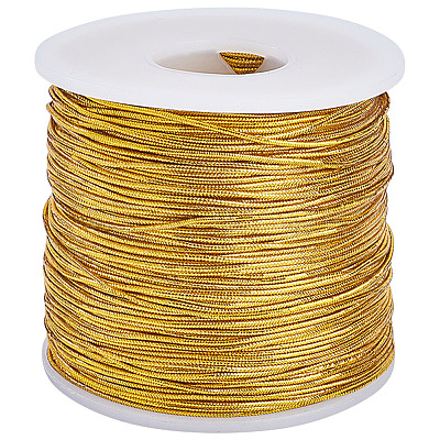 1 Roll Round Polyester Elastic Cord EW-GF0001-03B-1