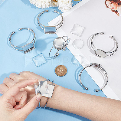 DIY Blank Bangle Making Kits DIY-UN0005-73-1