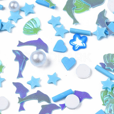 Handmade Polymer Clay Cabochons X-CLAY-N006-87-1