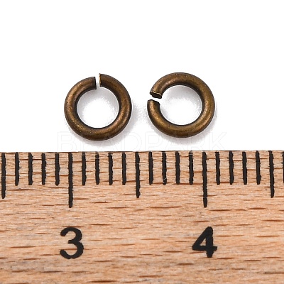 Brass Saw Cut Open Jump Rings LS-KK-G514-01H-AB-1