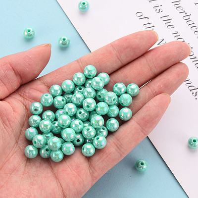 Opaque Acrylic Beads MACR-S370-D8mm-S035-1