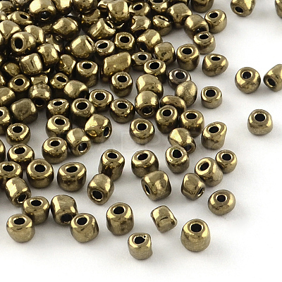 (Repacking Service Available) 6/0 Glass Seed Beads SEED-C018-4mm-601-1